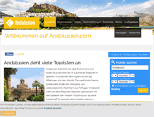 Tablet Screenshot of andalusien.com