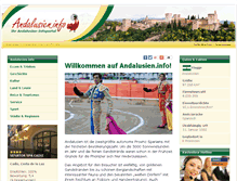 Tablet Screenshot of andalusien.info